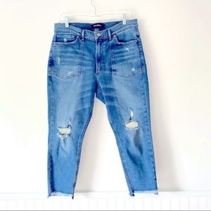 Express Ankle Legging High Rise Jeans 12 Short